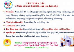 Tuyển Dụng Tại Tháp Mười Đồng Tháp 2024 Pdf Download